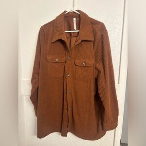 Women’s NY Collection Corduroy Top, size XXL